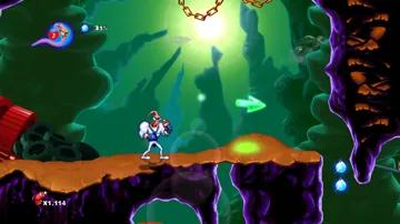 Earthworm Jim HD (USA) (Unlock Key) screen shot game playing